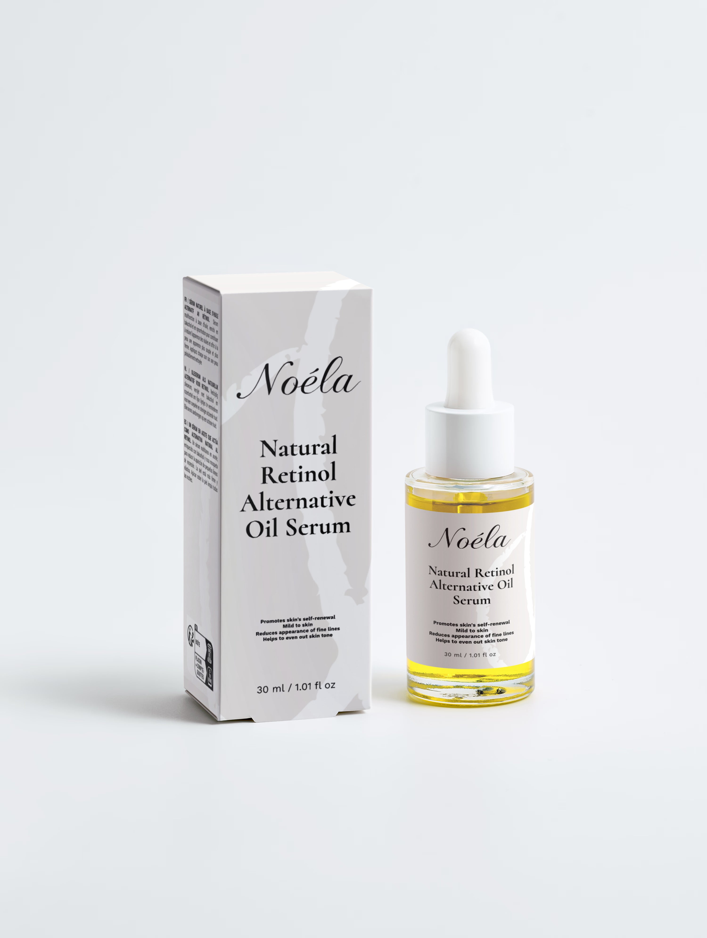 Natural Retinol Alternative Oil Serum - Bakuchiol & Rosehip 30ml