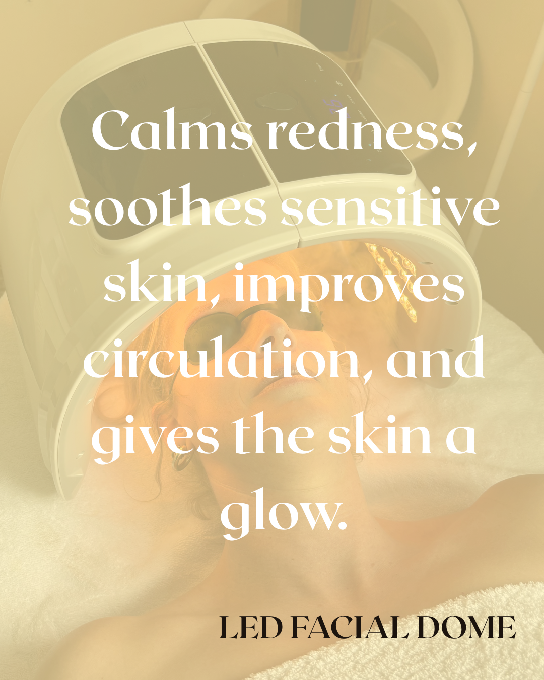 LED Light Therapy Facial Dome with Mist