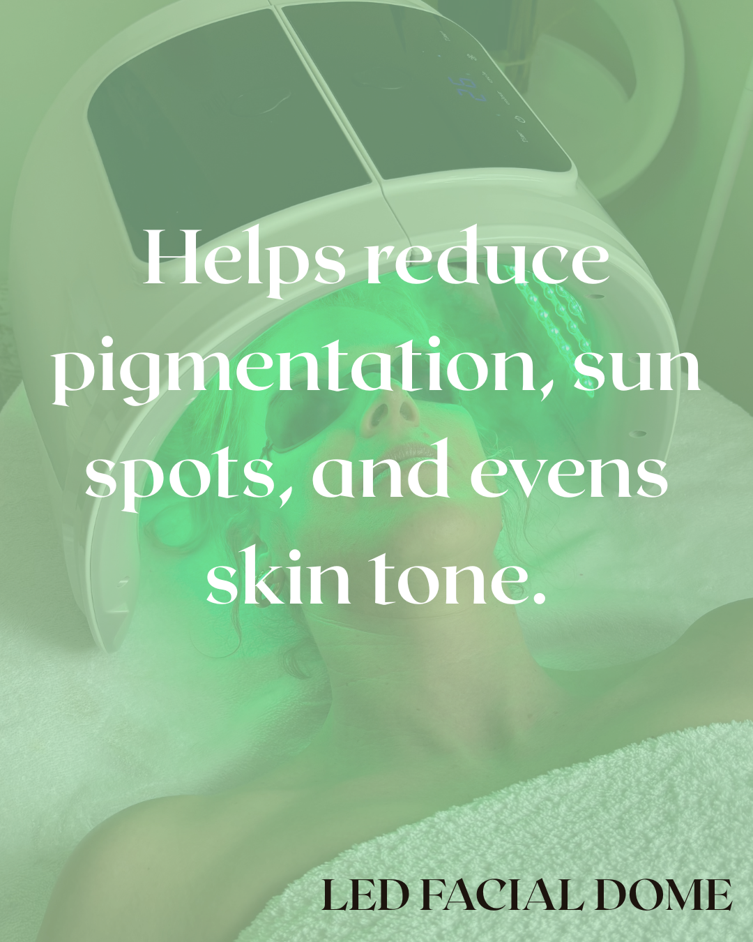 LED Light Therapy Facial Dome with Mist